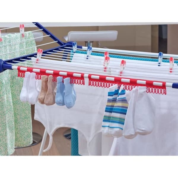 Leifheit Pegasus 160 Solid Slim torkställning 16 m, fällbar, vit 81620 vit one size