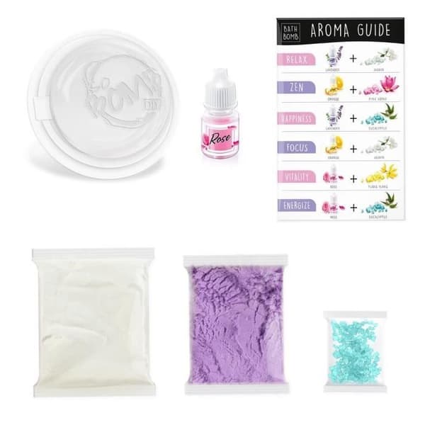 CANAL TOYS - So DIY - Kit individuellt för brusande badbomb - Aromaterapi - So Bomb - Bath Bomb 1 pack - BBD 038