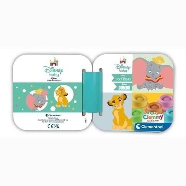 Disney Baby - Clementoni - Disney Classics Clemmy Box - 6 kuber - Tillverkad i Italien