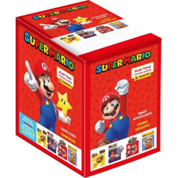 Super Mario Stickers Box med 50 fickor