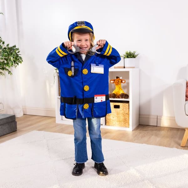 Melissa & Doug polisdräktpaket + tillbehör