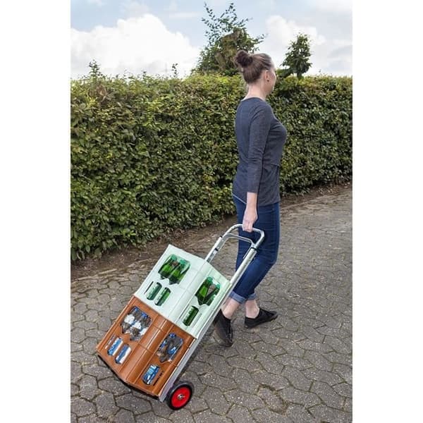 Vikbar vagn i aluminium 90 kg MEISTER