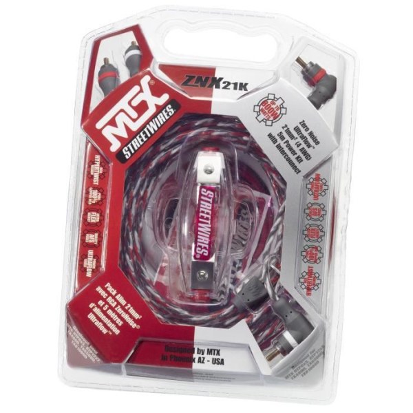 MTX Power Pack 21 mm2 med RCA StreetWires ZNX21K 5 m