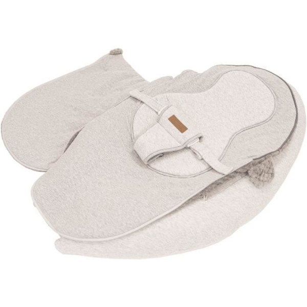 Domiva NOVA multifunktionell amningskudde - 202 cm - 4 i 1 - Soft nova - Pearl