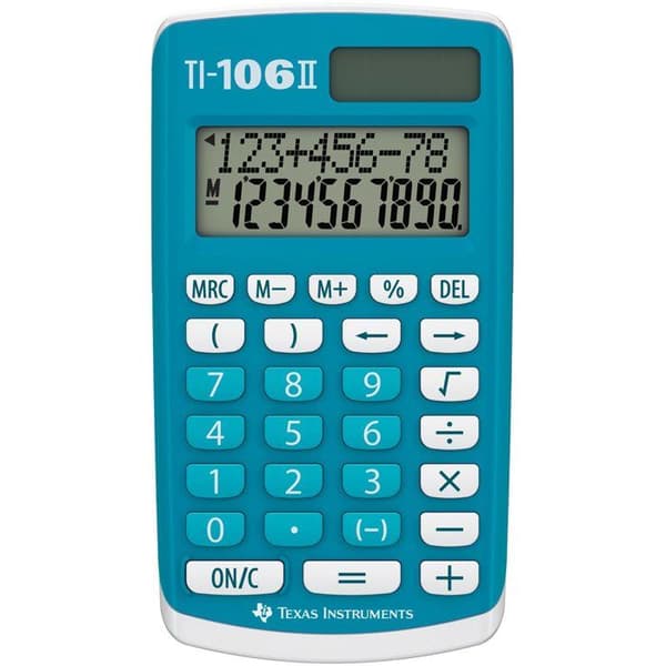 Vetenskaplig kalkylator - TEXAS INSTRUMENTS - TI-106 II Solar - Blå