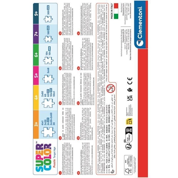 CLEMENTONI - 2x60 stycken - Sy