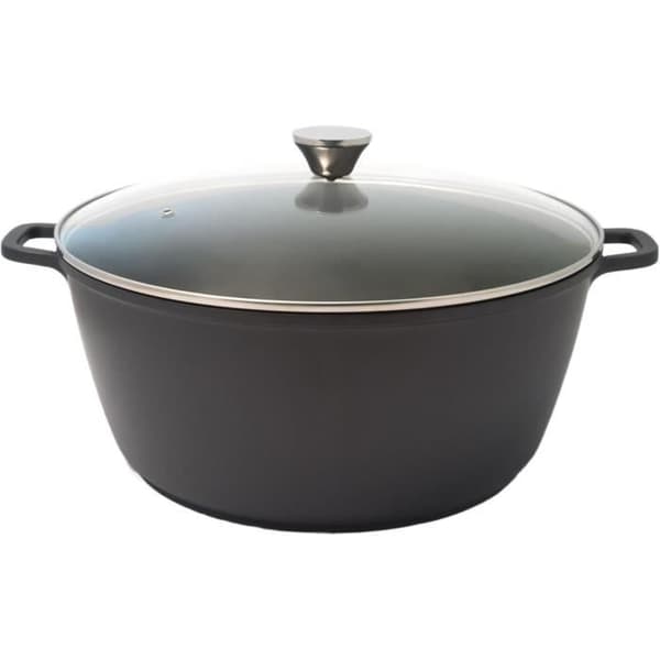 Hög slow cooker - BAUMALU - 384942 - Keramisk insida - Med lock - 32 cm
