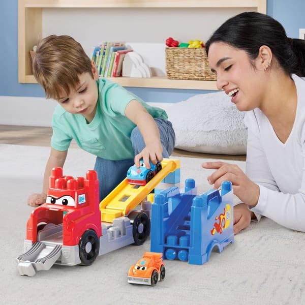 MEGA BLOKS - Racing- och bygglastbil - 19-delars set - MEGA Bloks - JFR29