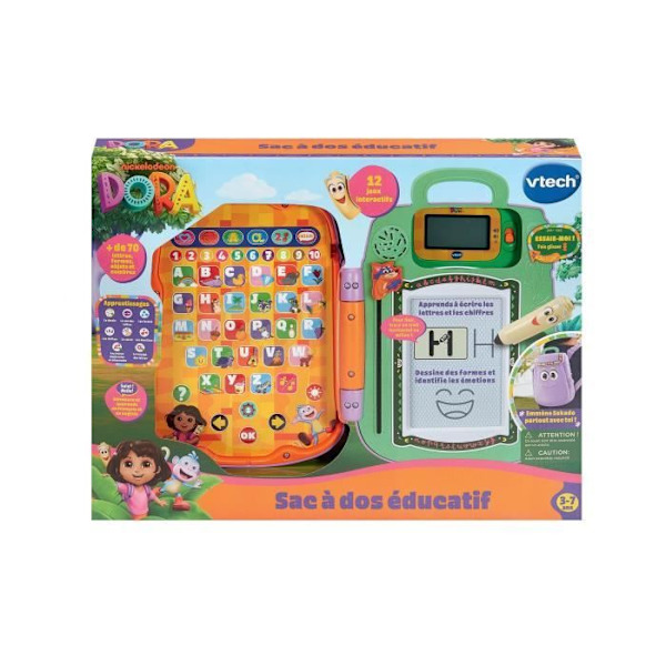 VTECH - DORA - UTBILDNINGSRYGGSÄCK - Flerfärgad