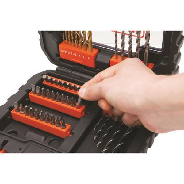 BLACK & DECKER Box 50 tillbehör borrskruv A7232