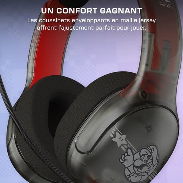 Trådbundet spelheadset - TURTLE BEACH - Airlite Fit - Mario Star - För Nintendo Switch 2