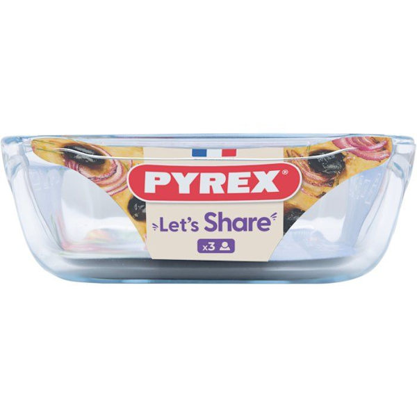 Rektangulär ugnsform - PYREX - Dela med dig - 27 x 17 cm - Glas