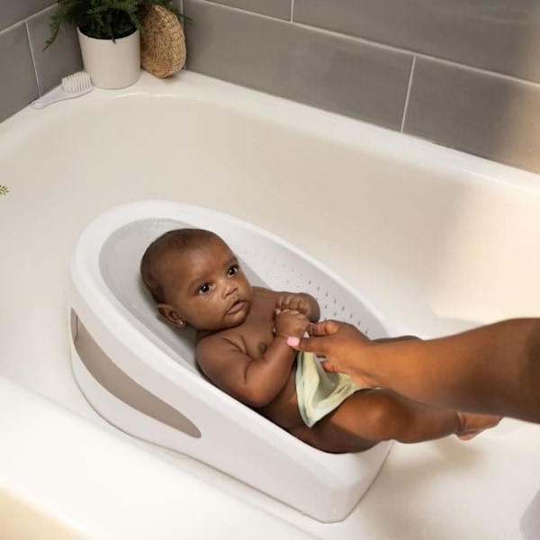 INGENUITY Babybadstol, Komfort & Säkerhet, Mjuk, halkfri bas - Kan användas från födseln till 6 månader