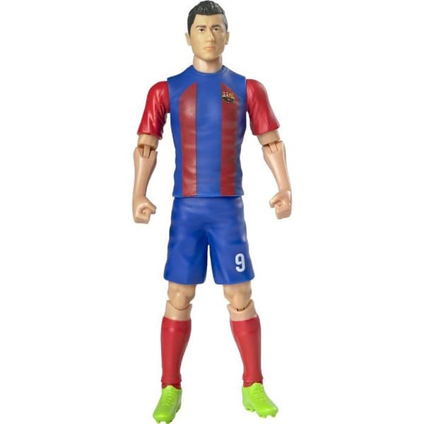 Ledad figur - FC Barcelona - MEGABLEU - Lewandowski - 20 cm