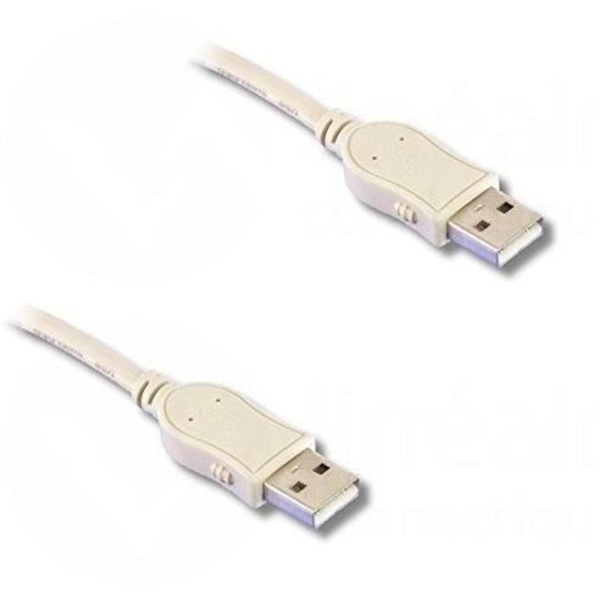 Hi-Speed USB 2.0-kabel, typ A hane / typ A hane, 1m80