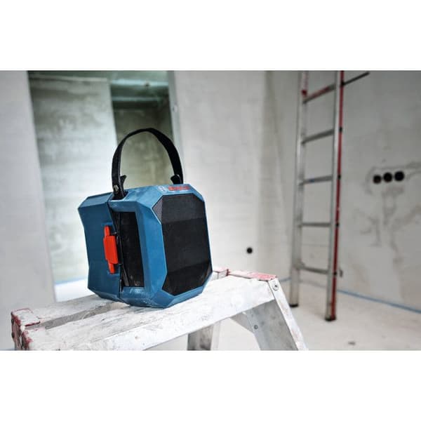 BOSCH PROFESSIONAL Bluetooth-högtalare - GPB 18V-1 C - 18V - Batteriskydd, batteri och laddare ingår ej