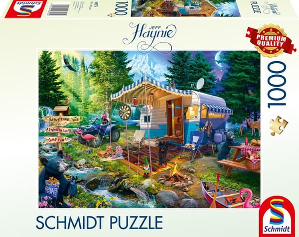 Pussel - SCHMIDT SPIELE - Karavanen i bergen - 1000 bitar - Från 12 år