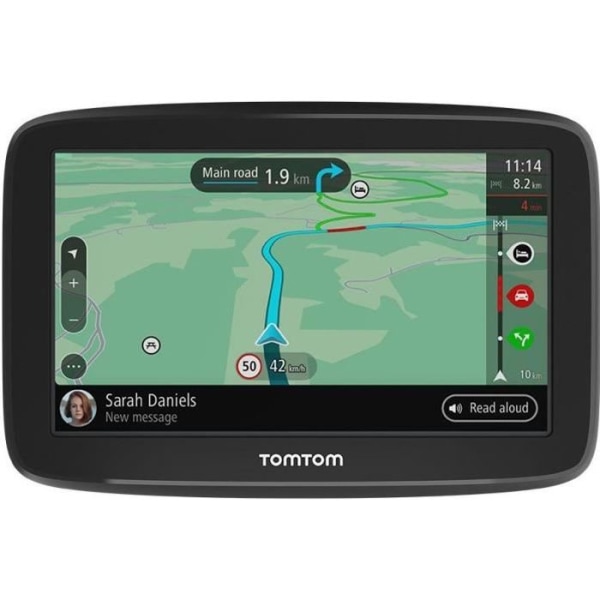 TOMTOM GPS GO Classic 5 - Uppdateringar via Wi-Fi, Europakarta 49 länder, TomTom Traffic, Farazonvarningar 1 månad inkluderad