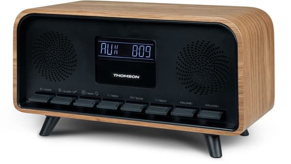 Väckarradio - THOMSON - Bluetooth - DAB - Vintage Cosy-serien