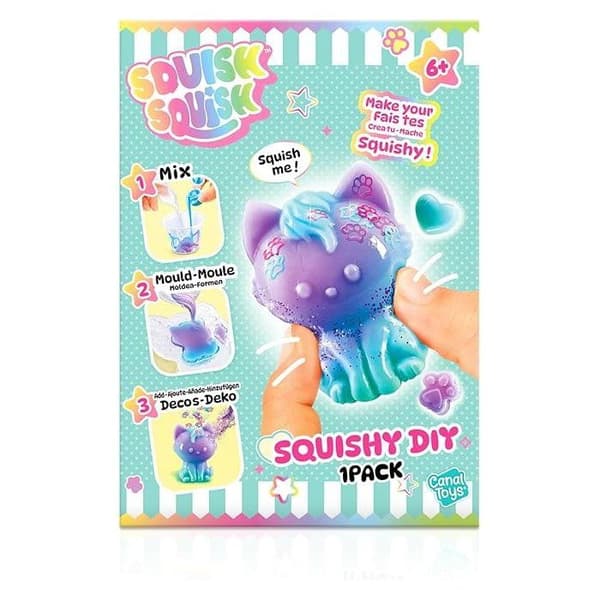 Kanalleksaker - SQUISH SQUISH - Squishy 1-pack DIY - Ålder 6 - SQI 005
