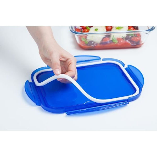 Set med 7 förvaringsbehållare - PYREX - Cook & Go - Glas - Lufttätt lock