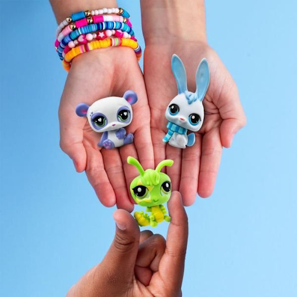 BANDAI - Littlest Pet Shop - 3 överraskningsdjur - Små djur att samla - BF00568