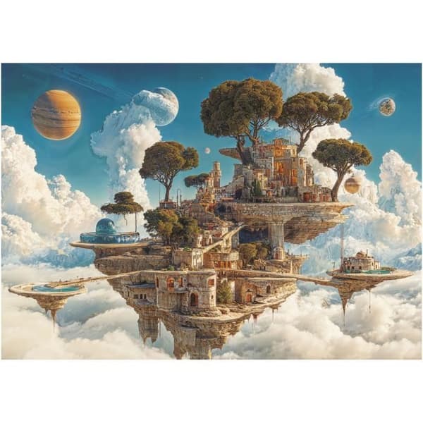Pussel - EDUCA - Molnriket - 500 bitar - Fantasytema - 48 x 68 cm