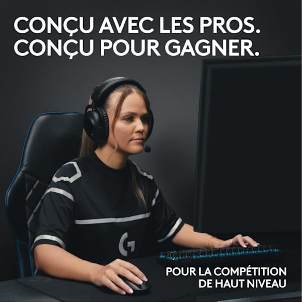 Logitech G PRO X TKL LIGHTSPEED trådlöst tangentbord - Vit