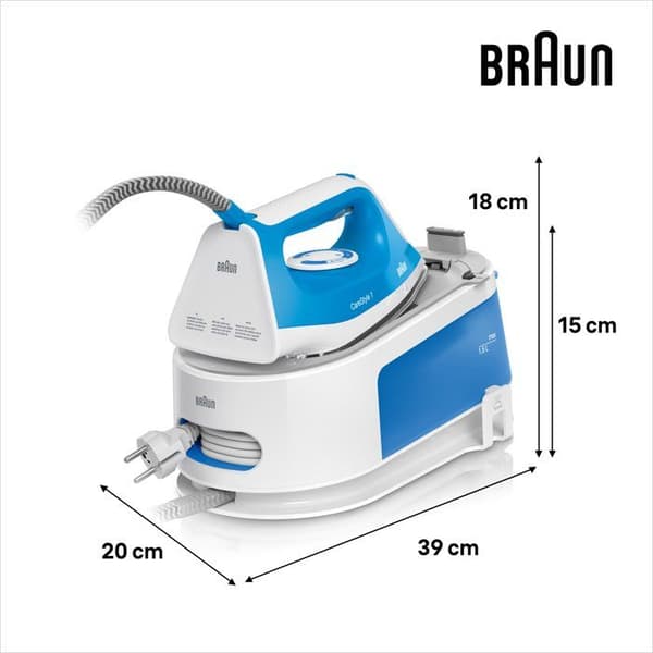 Braun IS1012BL - Carestyle 1 - 5,5 barer ånggenerator