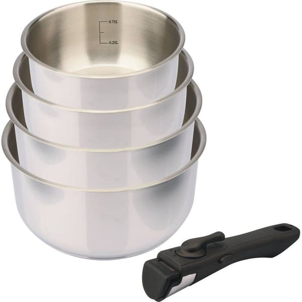 4 kastruller - BAUMALU - COMETE - Alla värmekällor inklusive induktion - 14 till 20 cm