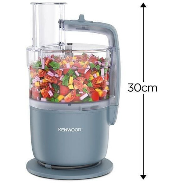KENWOOD FDP22.000GY Multifunktionsrobot - 1 hastighet + puls - 650W - 1,3L skål + tillbehör