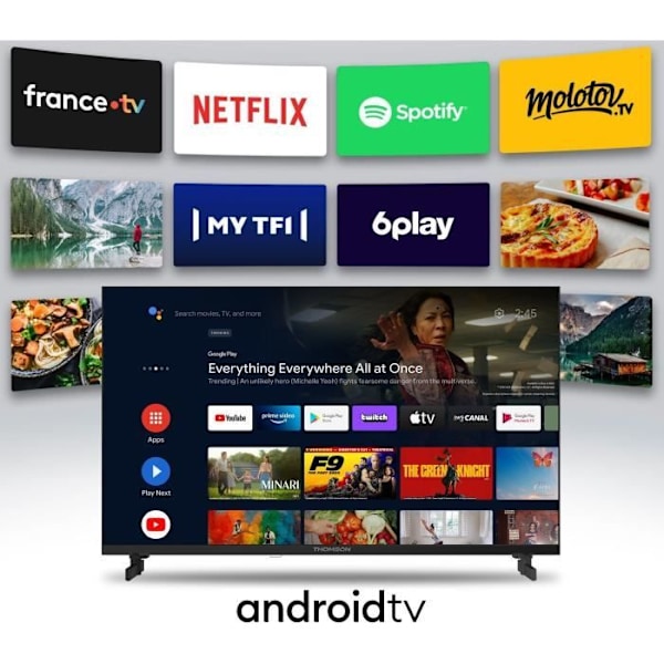 THOMSON 40FA2S13W - LED TV 40 (101 cm) - Full HD - Android Smart TV - 3xHDMI 1.4