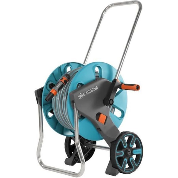 GARDENA Slangrulle monterad med Aquaroll M - 25m slang