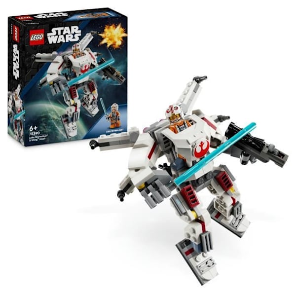 LEGO Star Wars 75390 Luke Skywalkers X-Wing Mech byggleksak för barn