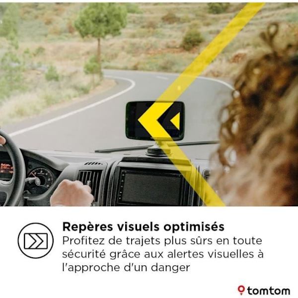 GPS-navigator - TOM TOM - GO Camper Max 7 - Ny generation - 7 - Världskarta