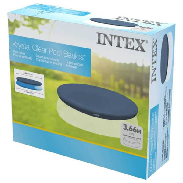 INTEX Skyddskåpa för pool - Rund form - Ø 3,66 m