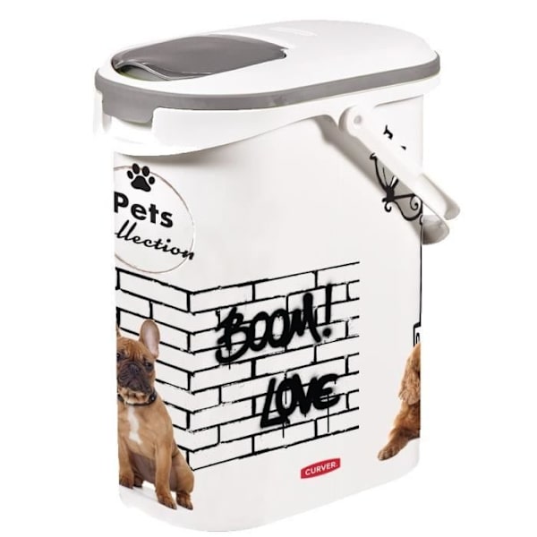 CURVER kibble container - 10L/4 kg - DET KOLLEKTION - För hundar