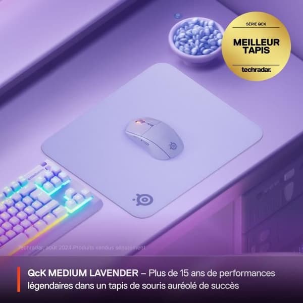 Gamingmusmatta - STEELSERIES - QcK M - Lavendel