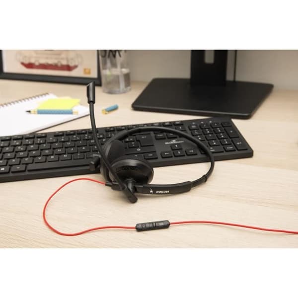 Headset-mikrofon - BLUESTORK - MC302 - Windows, Mac, Smartphone, Surfplatta, Konsoler (PS4, Switch, XBOX) - Distansarbete Hemmakontor