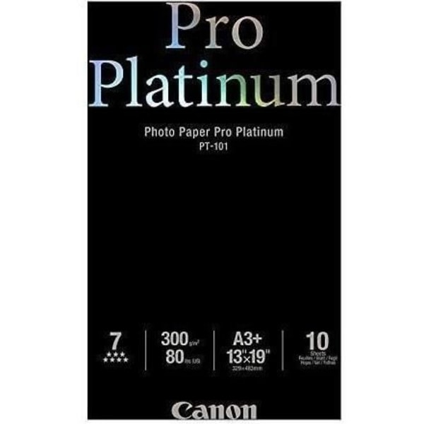 CANON-paket med 1 Pro-fotopapper 300g / m2 - PT-101 - A3 + - 10 ark
