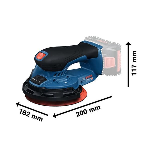 Excenterslip - Bosch - GEX 18V-150-3 - 18V - Sladdlös - Ergonomisk