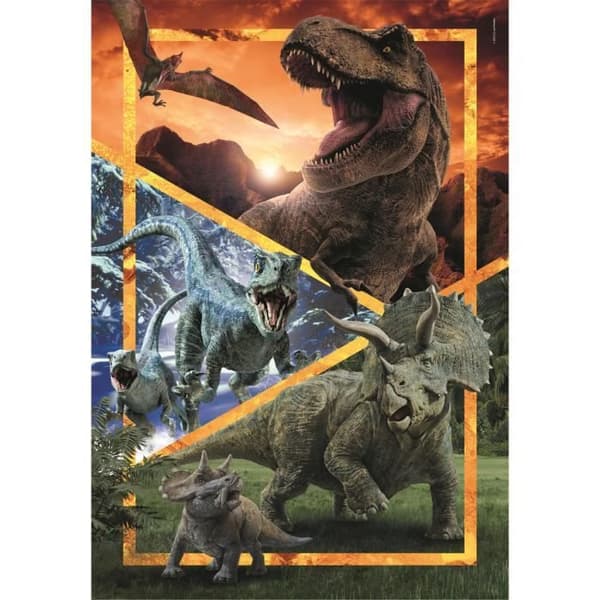 CLEMENTONI - 104 stycken Super - Jurassic World