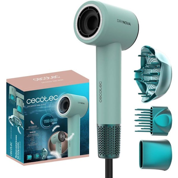 Hårtork - CECOTEC - DryNova 3in1 Mint - 1600 W