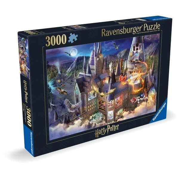 3000-bitars pussel Hogwarts slott Utsikt / Harry Potter, åldrar 14, 17561, Ravensburger