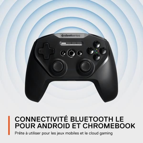 Trådlös Gamepad - STEELSERIES - Stratus+ - För Android och Chromebook - Svart