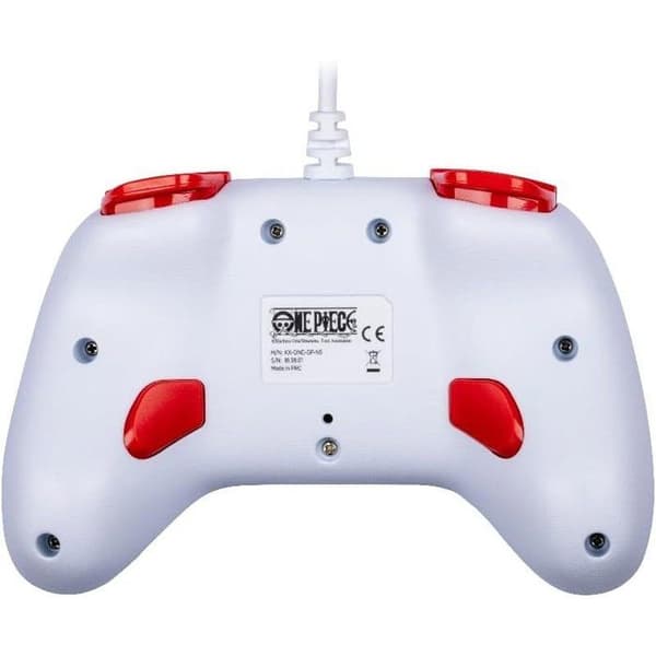 Gamepad - Nintendo Switch, Switch 2 och PC - One Piece - Kabelansluten - Vit - Vibrationsfunktion - 3m Kabel - Luffy - Konix