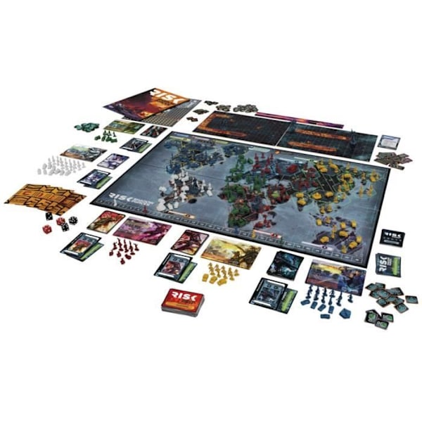 Risk Shadow Forces, strategispel, Legacy brädspel för familjer och vuxna, i åldern 13, 3 till 5 spelare, Avalon Hill