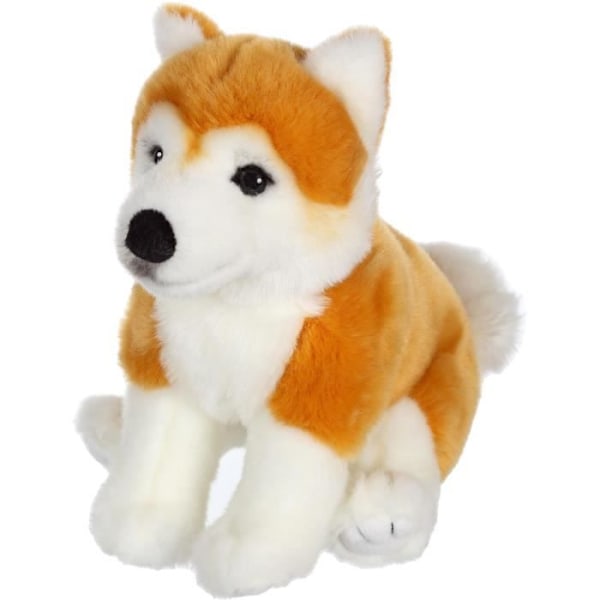 Shiba Dog Plyschleksak - GIPSY TOYS - Sittande, 25 cm