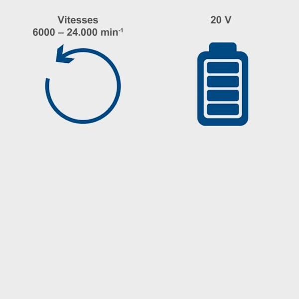 Excenterslip - SCHEPPACH - 20V IXES - 125 mm - Oscillation 2mm - Kardborrefäste - utan batteri eller laddare - C-OBS125-X