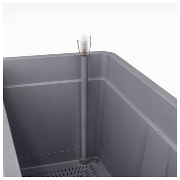 Muret Planter - DEROMA - Cosmo - Pearl - Med vattenreserv - Hjul - 78 cm